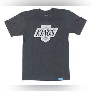 NEW Capn On Melrose LA Kings T Shirt Mens Sz Large Charcoal Gray  Short Sleeve T